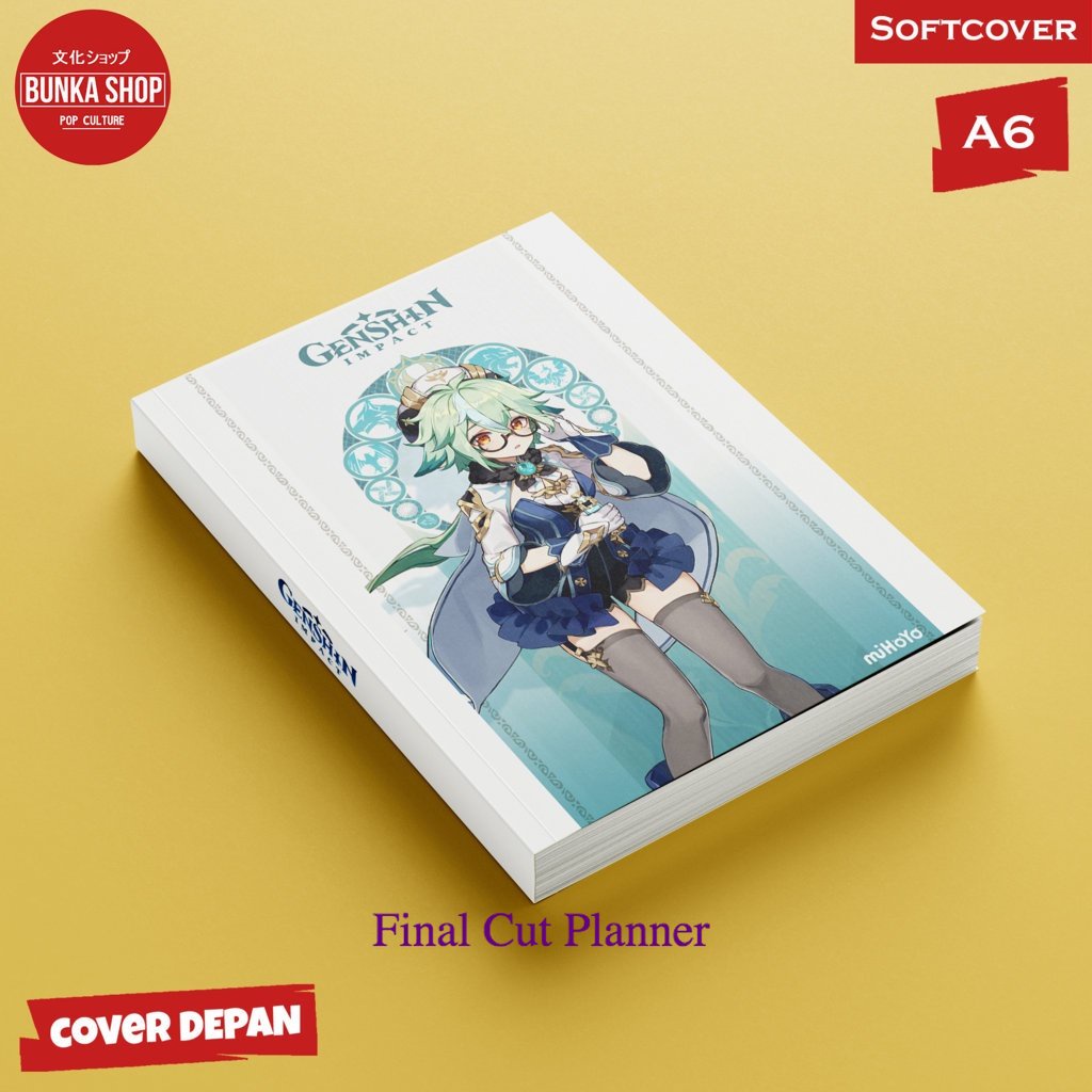 

Pocket Note Game Genshin Impact Sucrose Softcover A6 Buku Tulis Catatan Notes Agenda Planner Jurnal