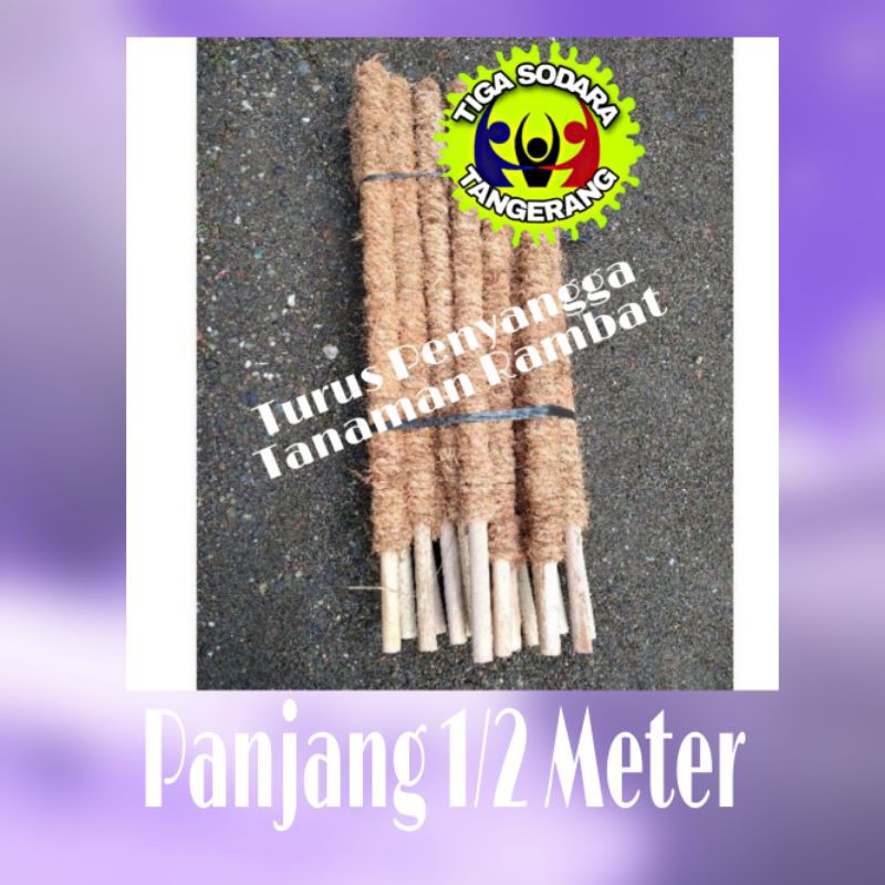 Turus penyangga tanaman Sedang Panjang 1/2 Meter
