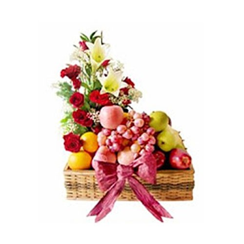 

Bunga Buah Segar Paket Buah Keranjang Kode 6