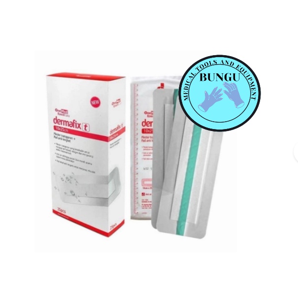 Dermafix T Plester Perban Caesar Cesar 10x25 Luka Transparan Anti Air 10 x 25 cm 1 pc Onemed 5x7 10x
