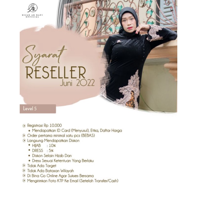 Paket  Reseller Hijab Arrafi‖Paket Reseller