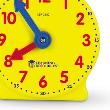 ➣ Learning Resources Mini Gear Clock 4inch (Per-pieces) ♖