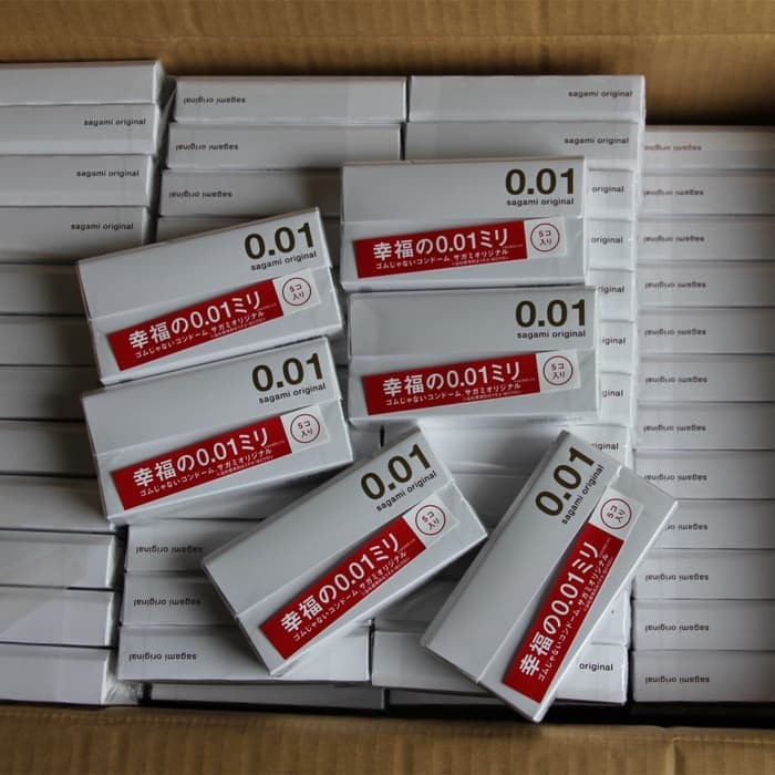PROMO KONDOM SAGAMI ORIGINAL 0.01 MM ISI 5 PCS - SAGAMI 001