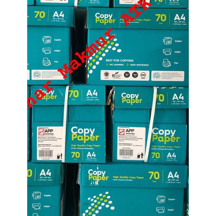 

✶ Kertas HVS A4 70 gr Copy Paper ➦