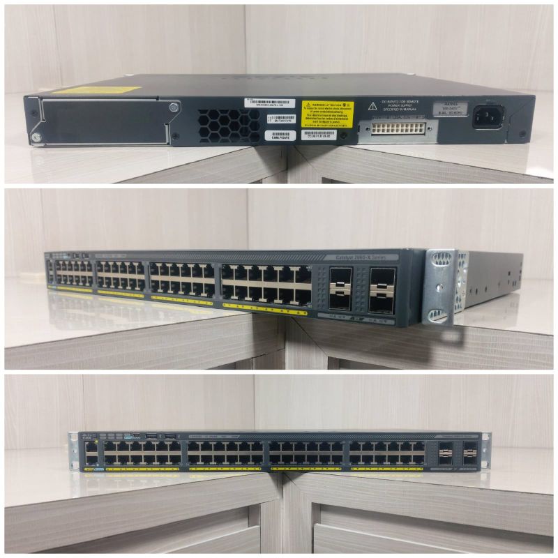 Cisco WS-C2960X-48LPS-L Catalyst 2960-X 48 GigE PoE 370W 4 x 1G SFP