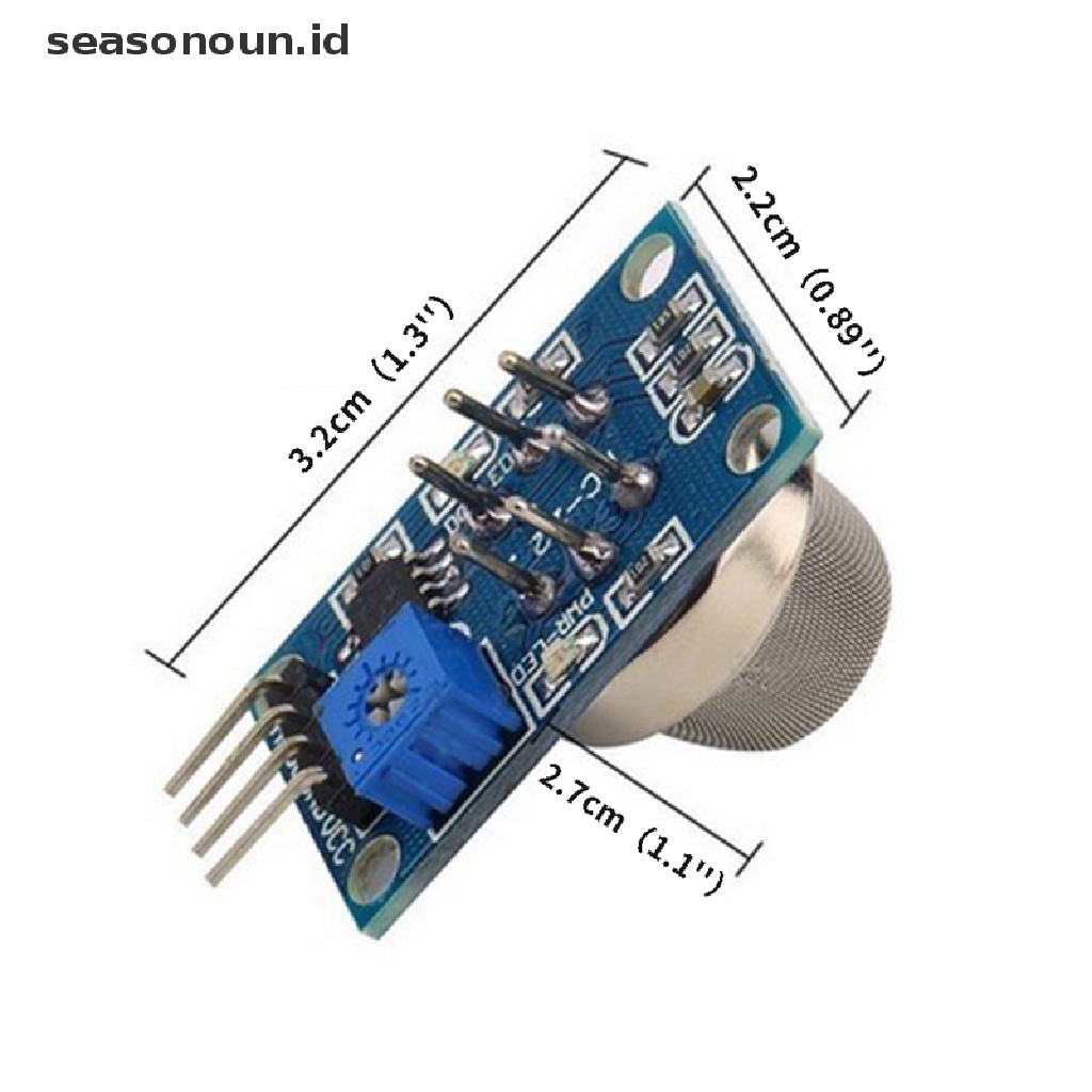 (seasonoun) Mq135 Modul Sensor Detektor Gas Kualitas Udara Untuk Arduino MQ-135