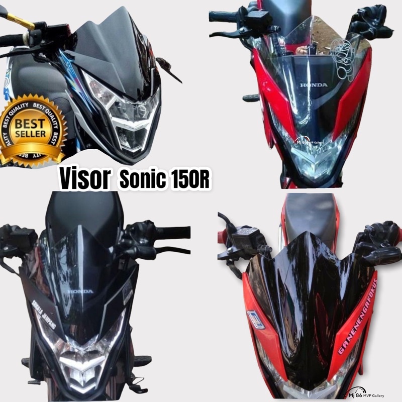 New Visor Sonic Model Jenong Smoke Dan Bening