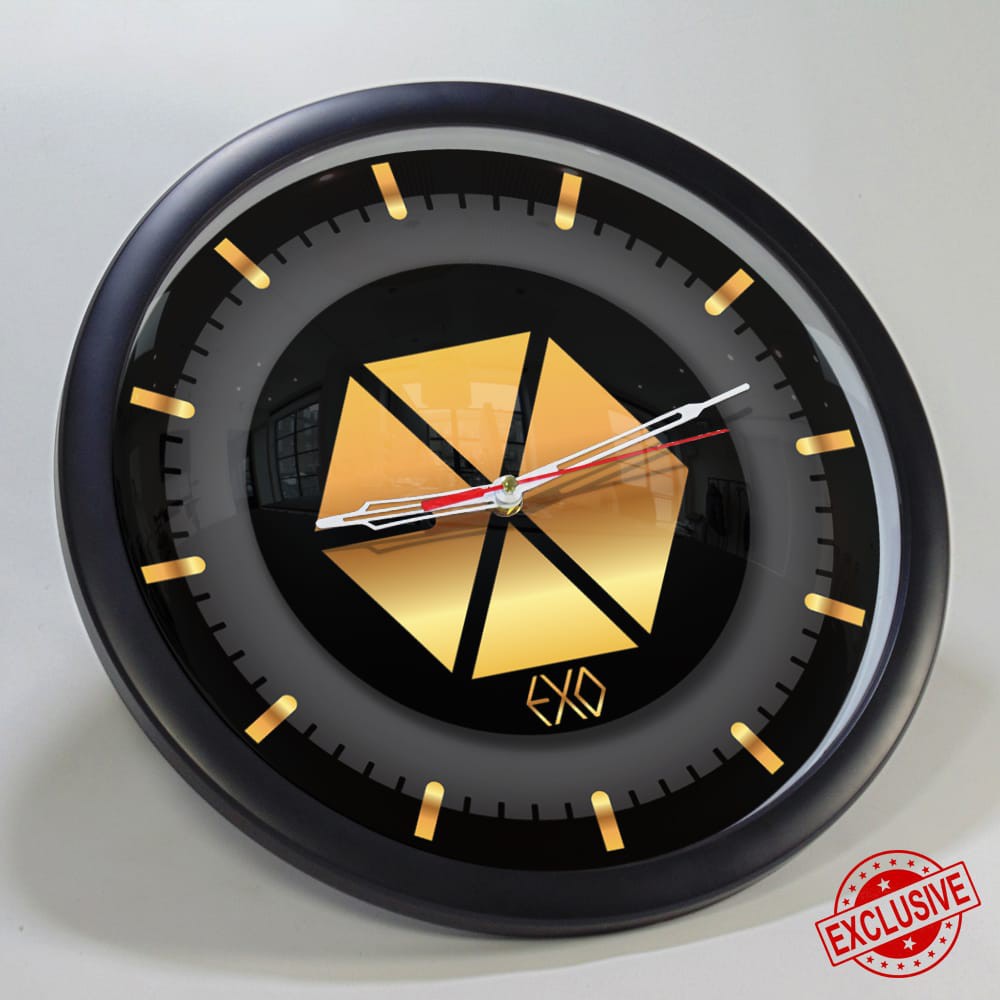 (ISTIMEWA BOSSQUE) JAM DINDING CUSTOM EXO - KPOP EXCLUSIVE