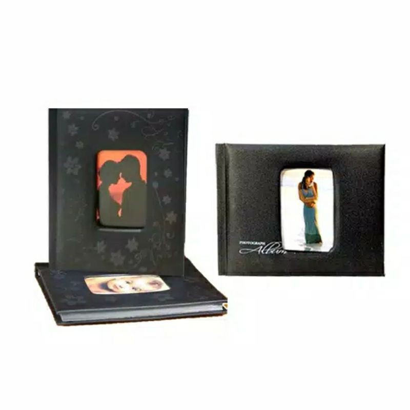 Album Foto Mini Magnetik Black Sheet Exclusive 4r Landscape Potrait