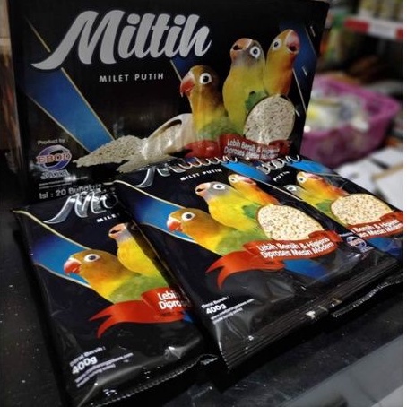 Miltih Ebod Pakan Harian Lovebird