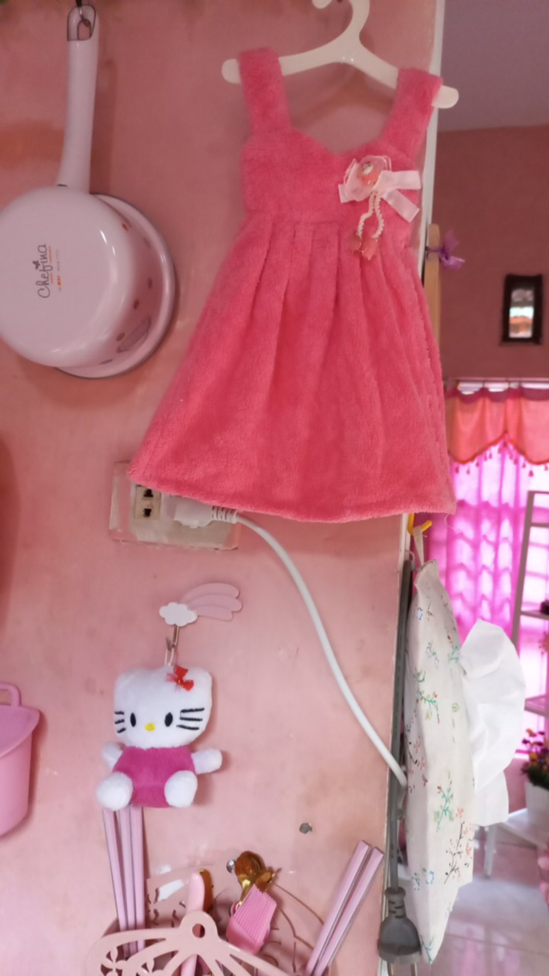 Serbet Kain Lap Tangan Dress/ Lap  Wastafel Cantik / Lap Unik Lucu