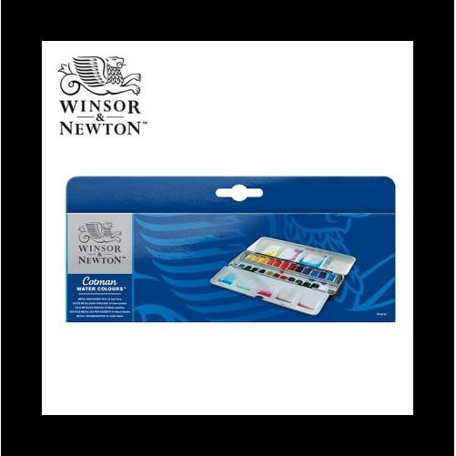 

STOK BARU WATERCOLOURS METAL SKETCH BOX - 24 HALF PANS (WINSON & NEWTON COTMAN) PERALATAN MELUKIS