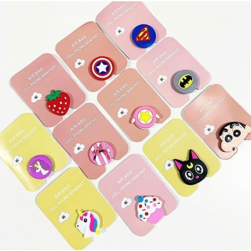 Popsocket HP Karakter Pop socket Lucu Murah, docking HP