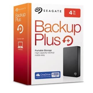 Seagate Backup Plus Slim 4TB