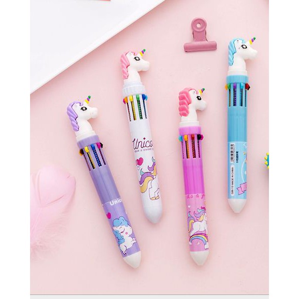 

Pulpen Unicorn 10 Warna / Pena Unicorn Head / Unicorn 10 Colors Pen