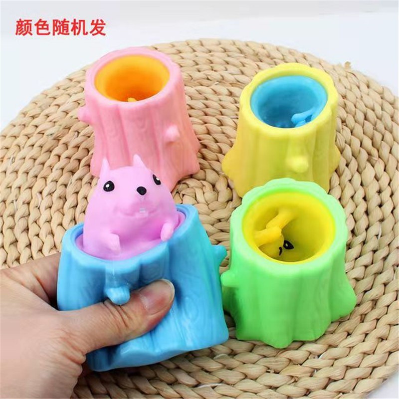 Mainan Squishy Tupai – AC 41 -  Mainan penghilang stress dan gelisah pop it lucu anak dan dewasa Squisy Squisi  flash sale boneka mocha quishy squishi unicorn ball roti donut preloved slime murah jumbo tofu kucing original paket