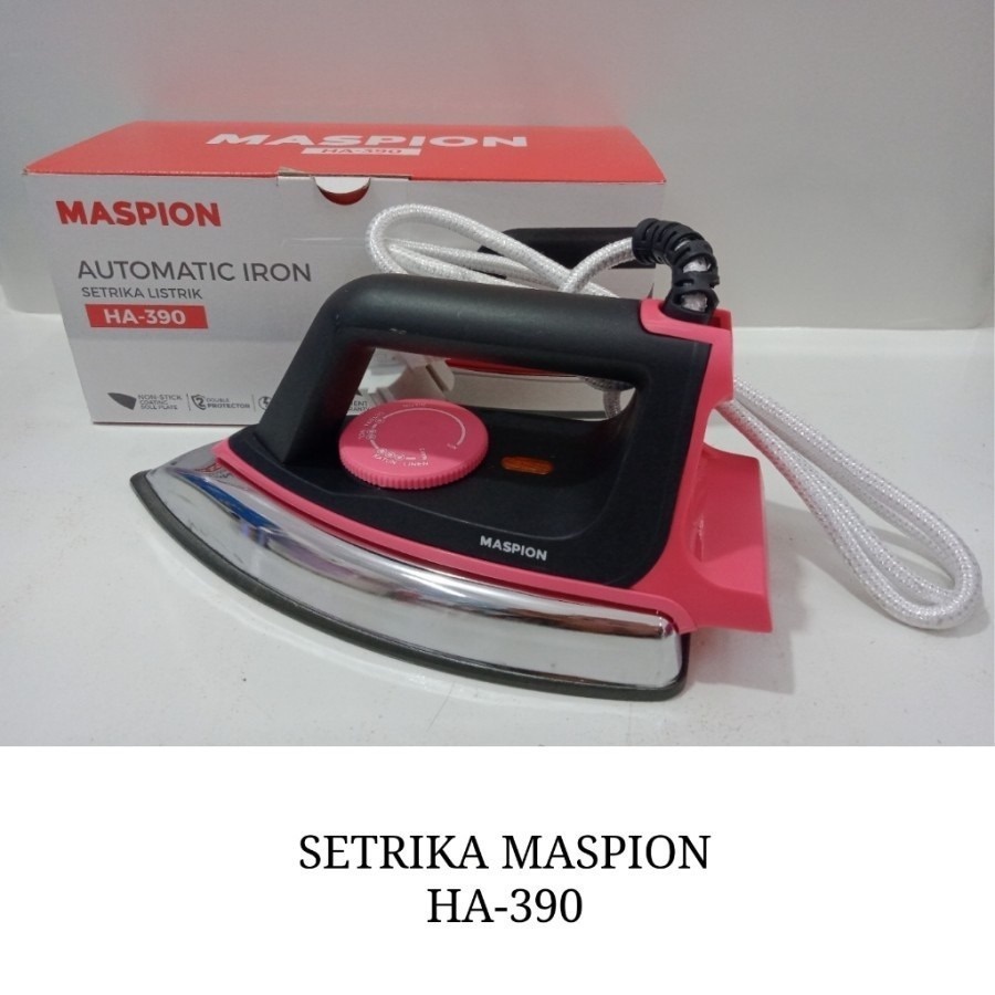 Maspion Electric Automatic Dry Iron Setrika Listrik HA-390 350 W HA390