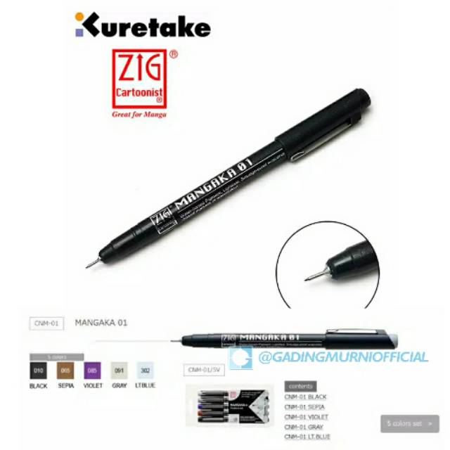 

Zig Kuretake Pen Mangaka CNM-01