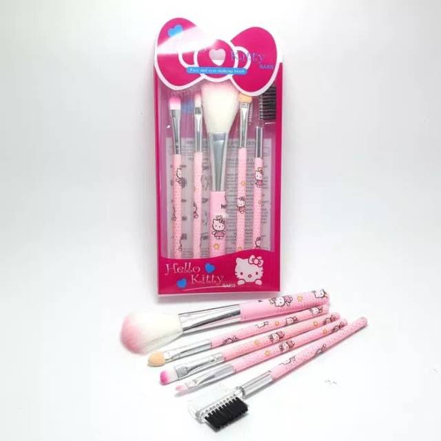 FACE &amp; EYES MAKE UP BRUSH HELLO KITTY