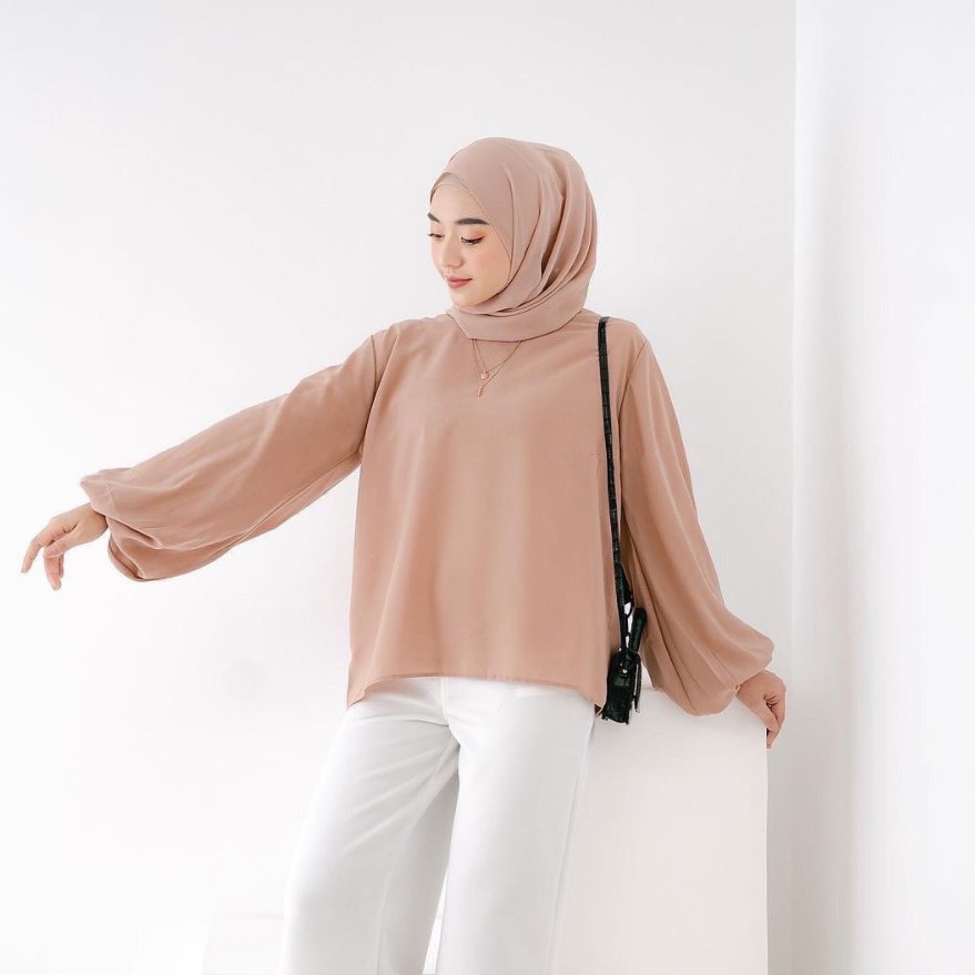 HM Atasan BlouseValena 0217 Atasan Wanita - Atasan Muslim - Fashion Wanita Terbaru