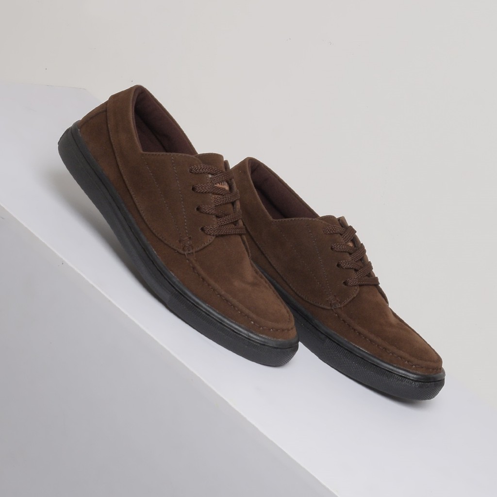 Garp Brown | Sepatu Pantofel Casual Kasual Pria Cowok Men Derby Original Footwear | FORIND x Monday