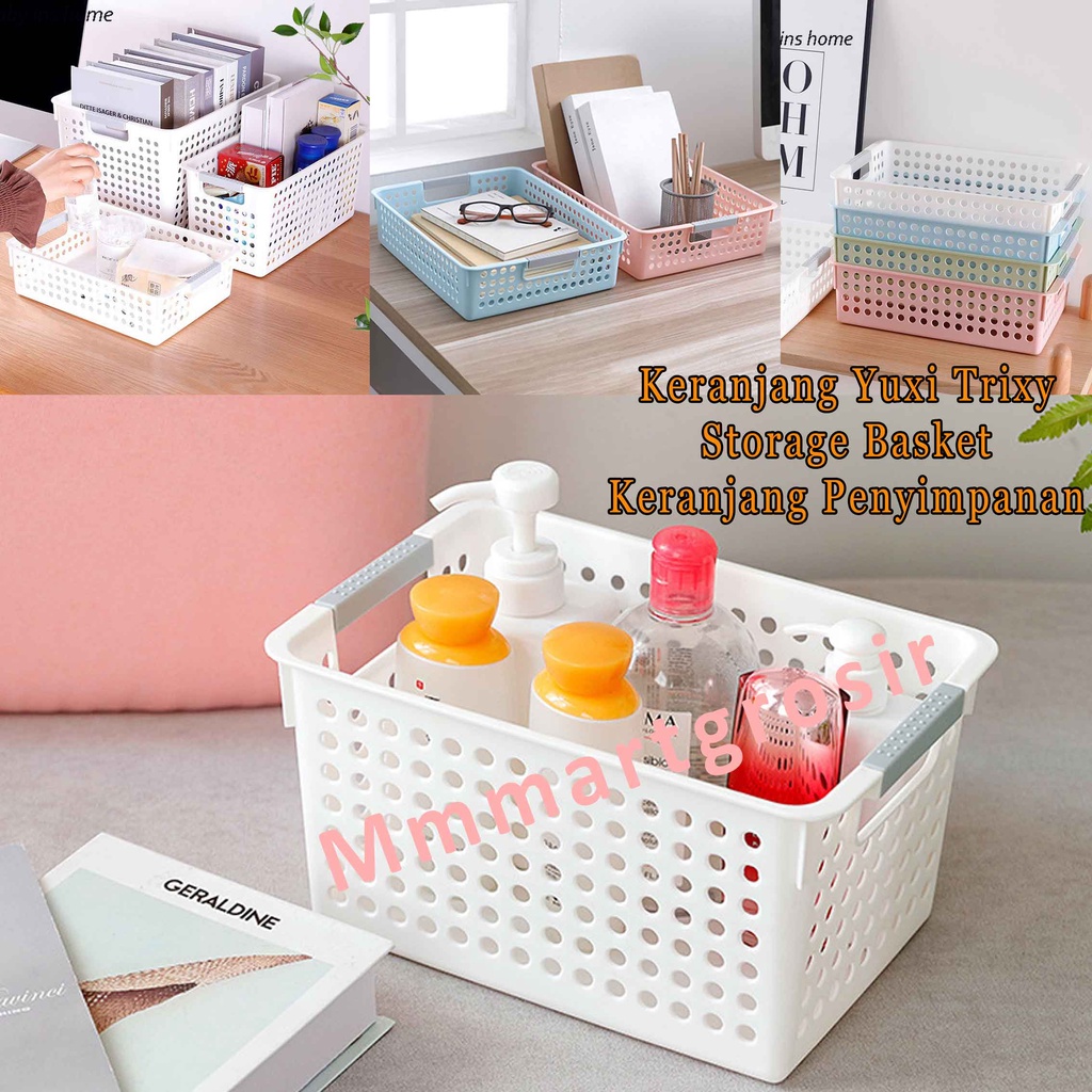 Keranjang Yuxi Trixy / Storage Basket / Keranjang Tempat penyimpanan / Keranjang Plastik