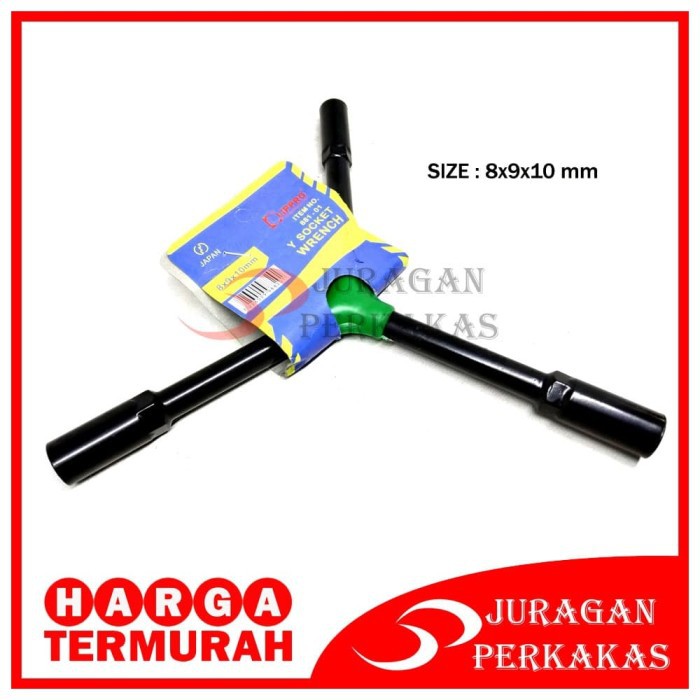 LIPPRO KUNCI Y SOK 8 X 9 X 10 MM PENDEK SOCK SHOCK SOCKET 881-01