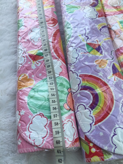 Perlak Ompol Anak Bayi / Perlak Bayi Waterproof Alas Ompol Motif Terbaru Bahan Vynil Ukuran 57 x 59 Cm