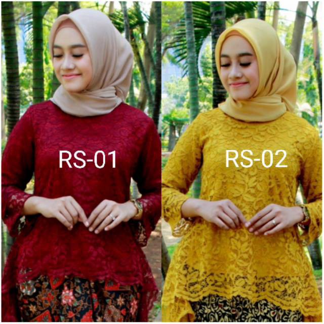 Kebaya Jumbo - Kebaya Rinjani - Baju Ukuran Besar - Kebaya Modern - BIG SIZE - LD 130cm