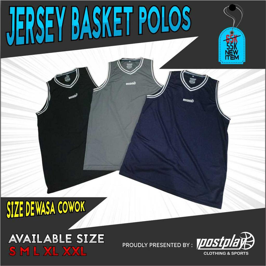 Jersey Basket Polos Pria Keren