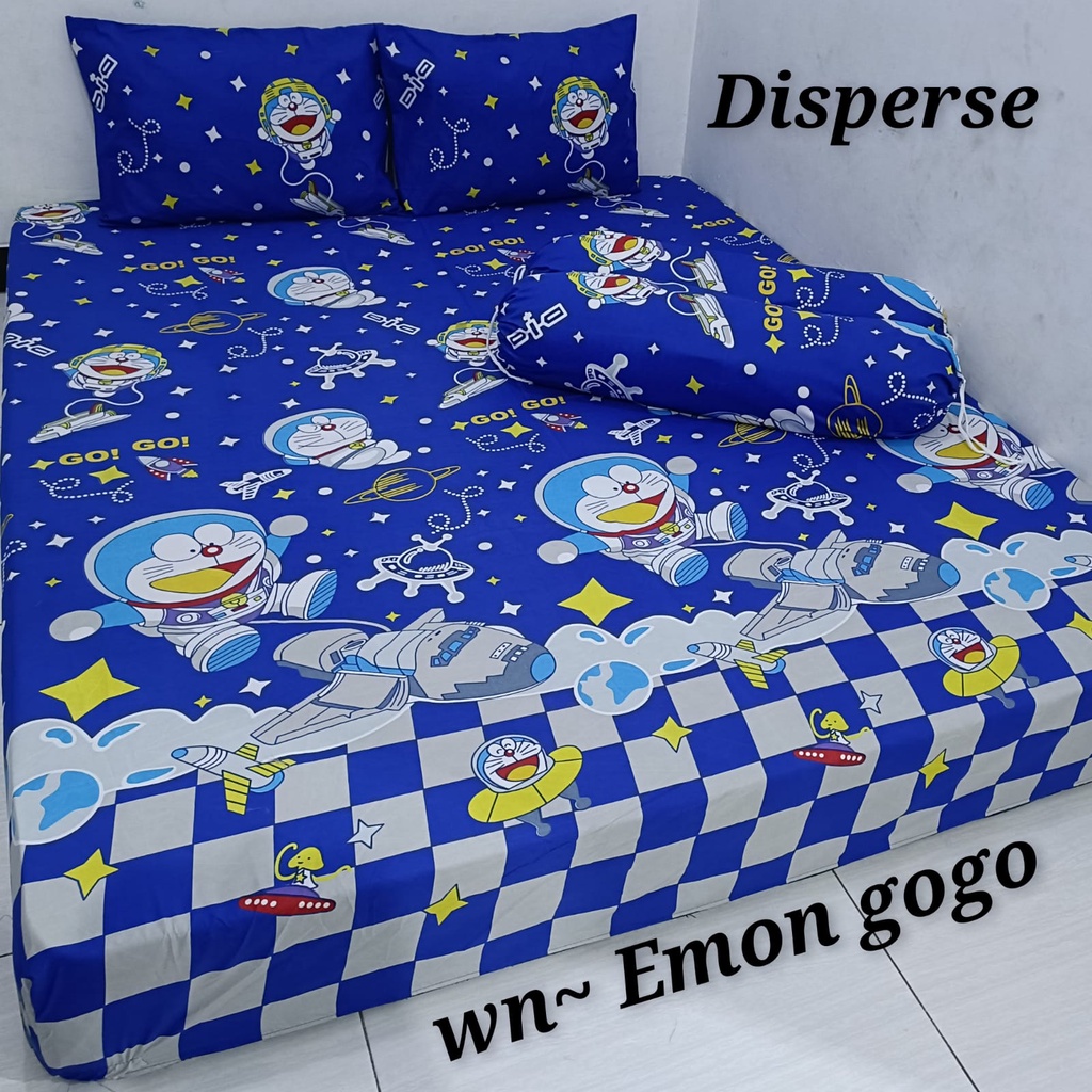 12 motif doraemon Sprei murah, sprei homemade, sprei karaker anak, sprei best seller