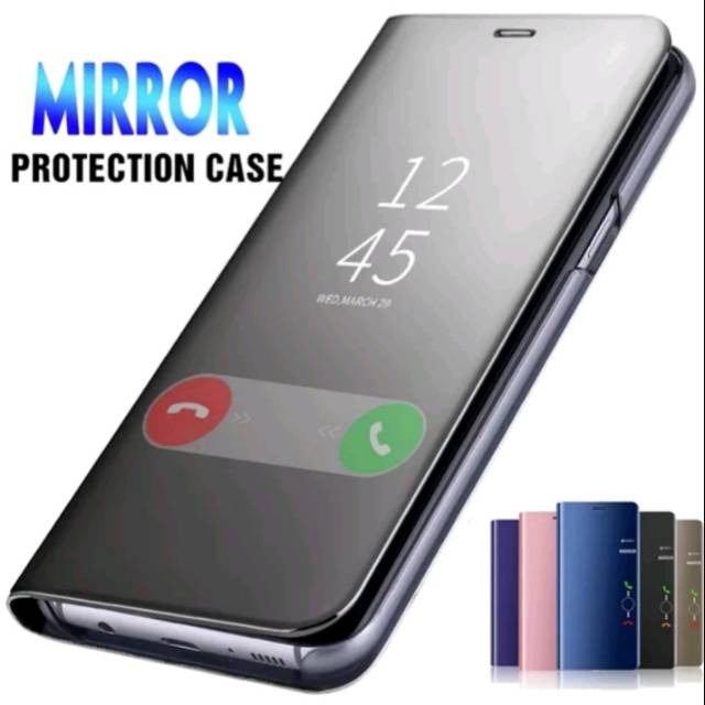 Premium Flip Case Clear  Standing Cover Hard Case Vivo V19 V 19 2020 Flip Cover Full Cover Casing
