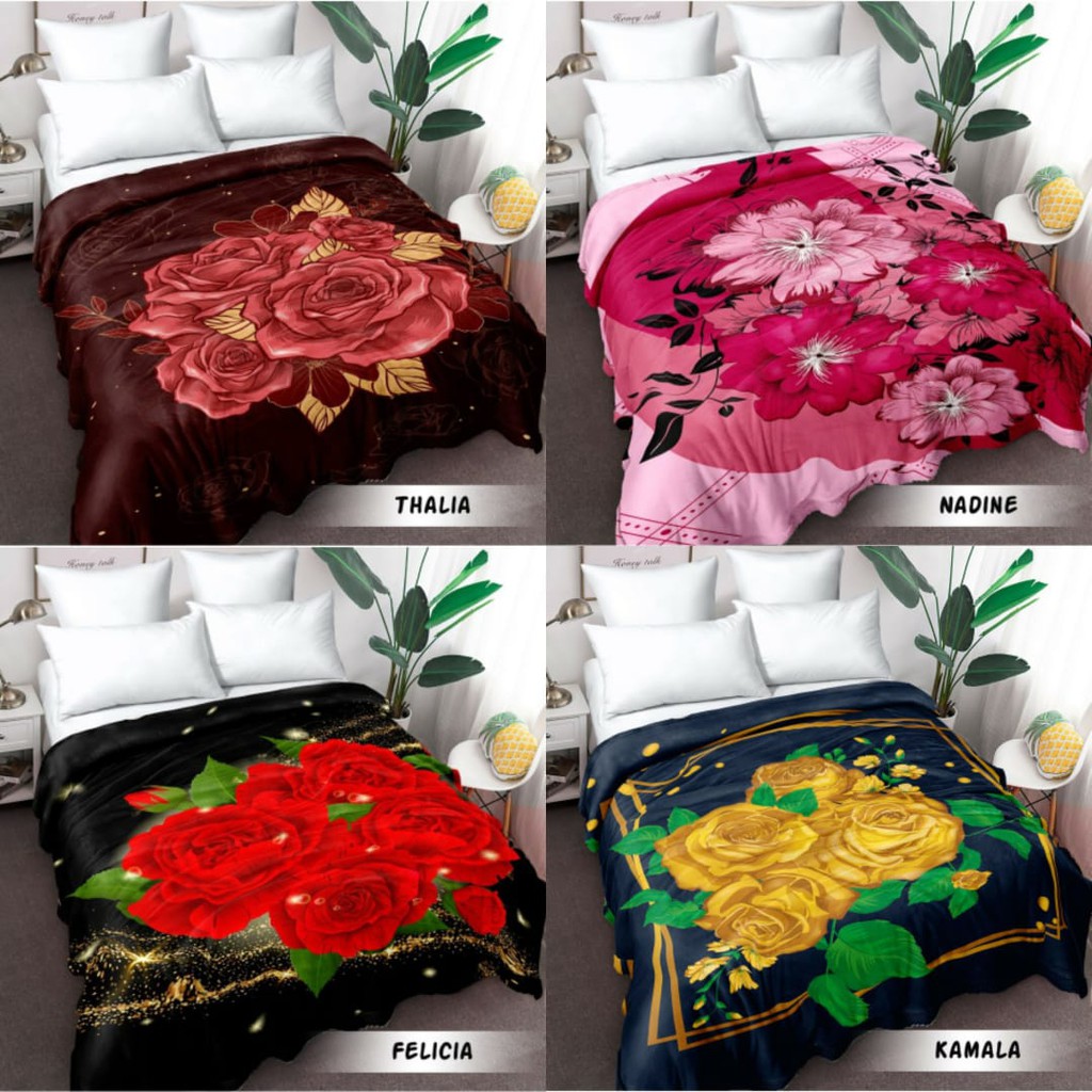 Selimut Halus (Flower Edition) Blanket Flanel Internal Collection