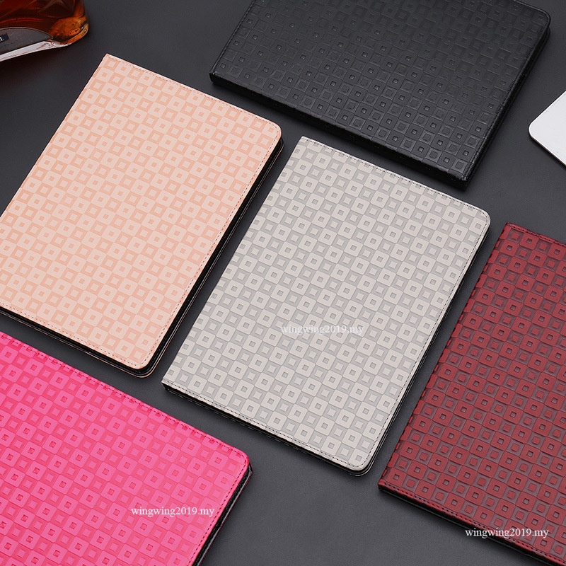 Case Magnetik Bahan Kulit Motif Geometri Minimalis Untuk Ipad Air 4th Gen 10.9 '' Air1 Air2 Air3 Air4 Mini 5 4 3 2 Gen 7 8 10.2 Ipad 2 3 4 2017 2018