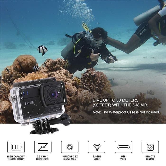 SJCAM SJ8 AIR Touchscreen Action Kamera Master 32GB