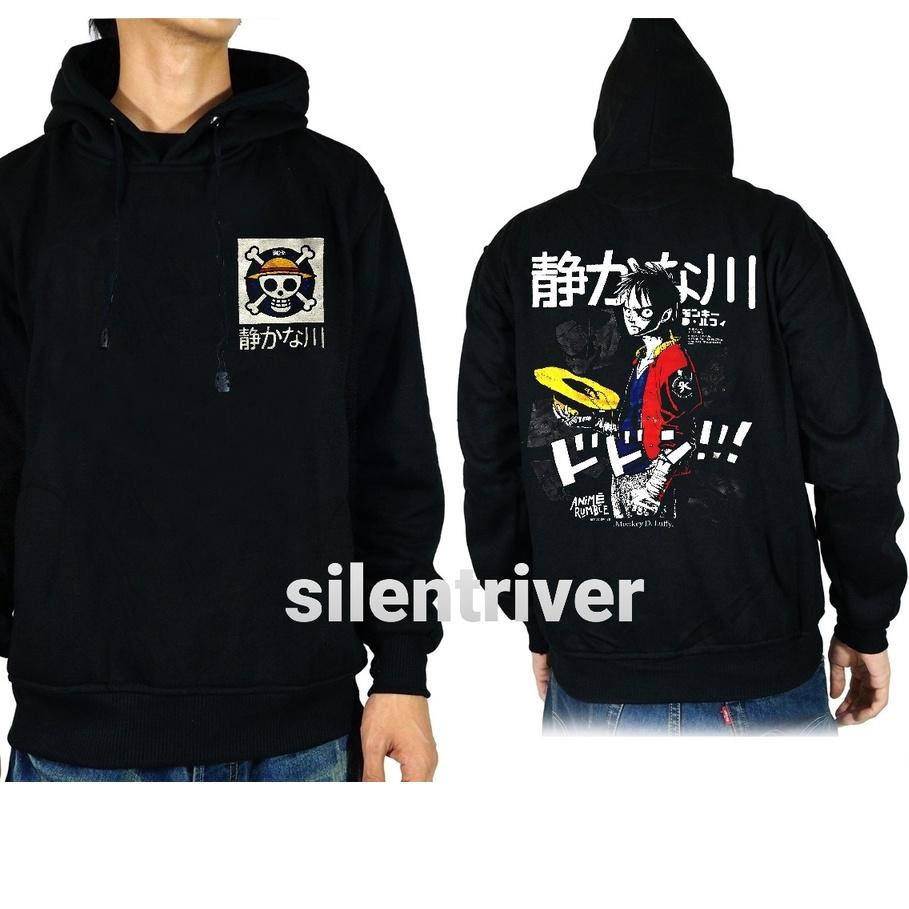 ➶ jaket switer terbaru / switer anime hoodie / switer one piece luffy zoro ace sanji/switer kaos teb