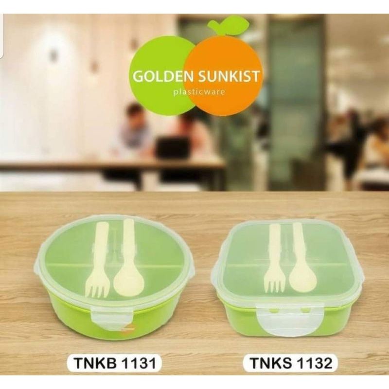 tempat makan / lunch box golden sunkist