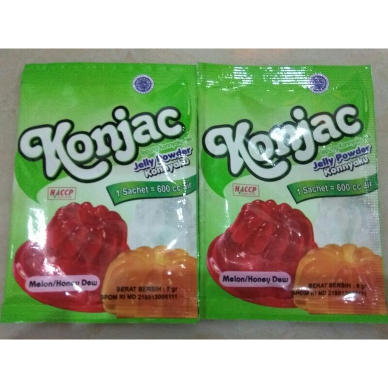 

Konjac Jelly powder Konnyaku rasa Melon 6 gram