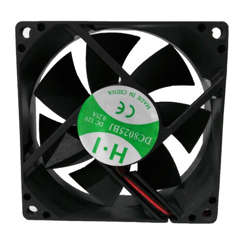 Fan Casing 8cm Black