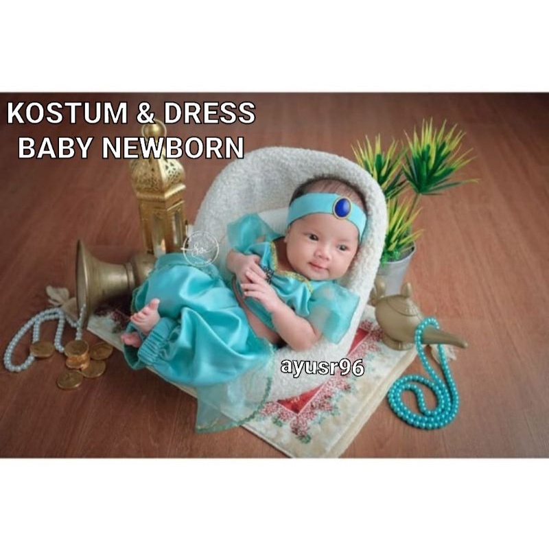 Dress Baju Gaun Snow White putri salju Bayi