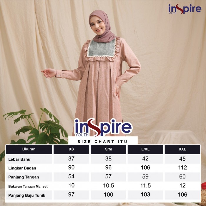 Tunik ITU 068 Inspire / Fashion Muslim Tunik