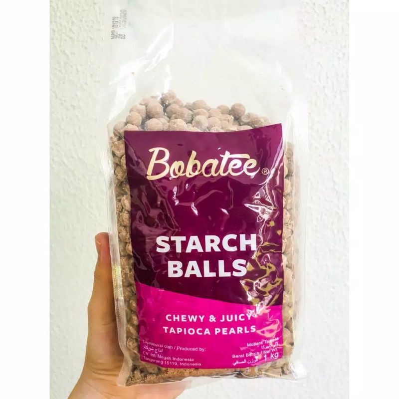 

Bobatee Tapioka Pearl Bubble 1KG ,starch balls @bobatee #bobatee