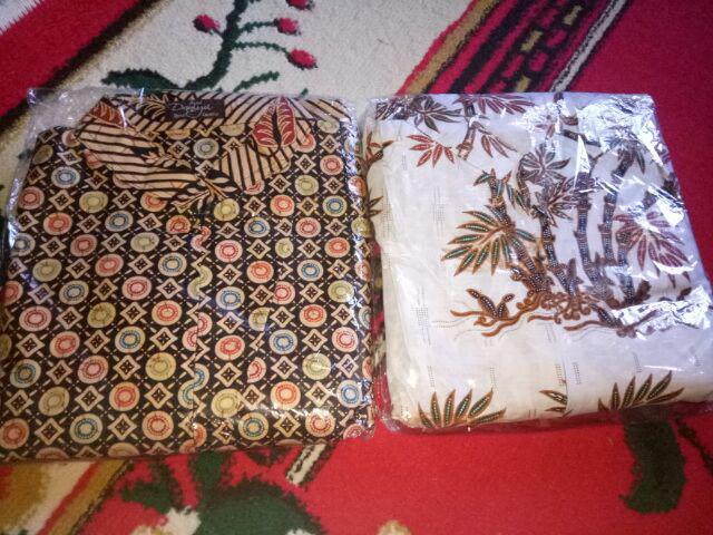 Gamis Batik Daun Warna Size Standar Bahan Katun Mataram Primisima Adem Tebal Murah