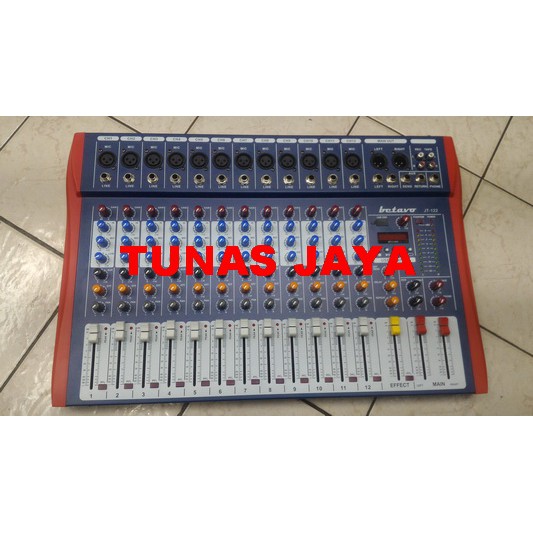 Mixer Betavo JT 122 USB (12 Channel) Original Super Slim