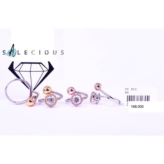 Cincin dancing stone luxury lapis emas 18K