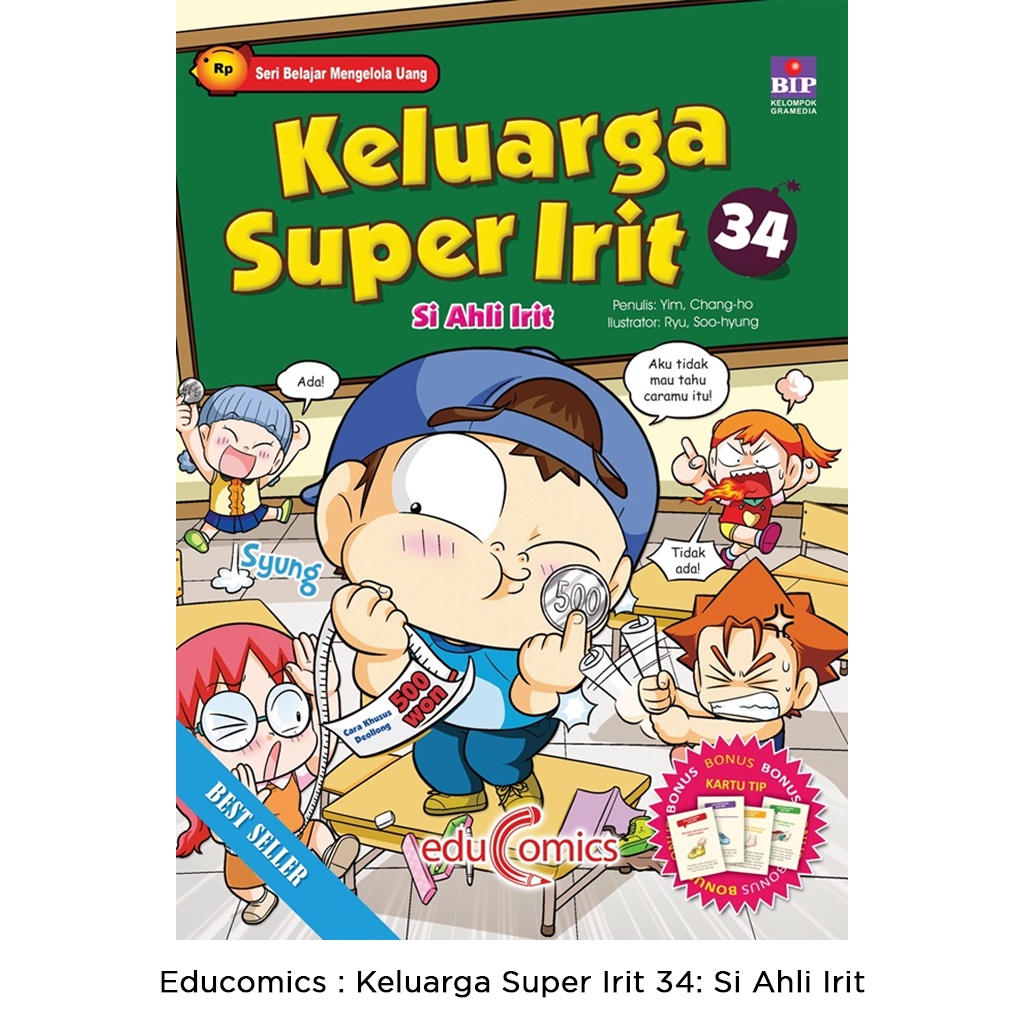 Gramedia Bali - Educomics : Keluarga Super Irit 34: Si Ahli Irit