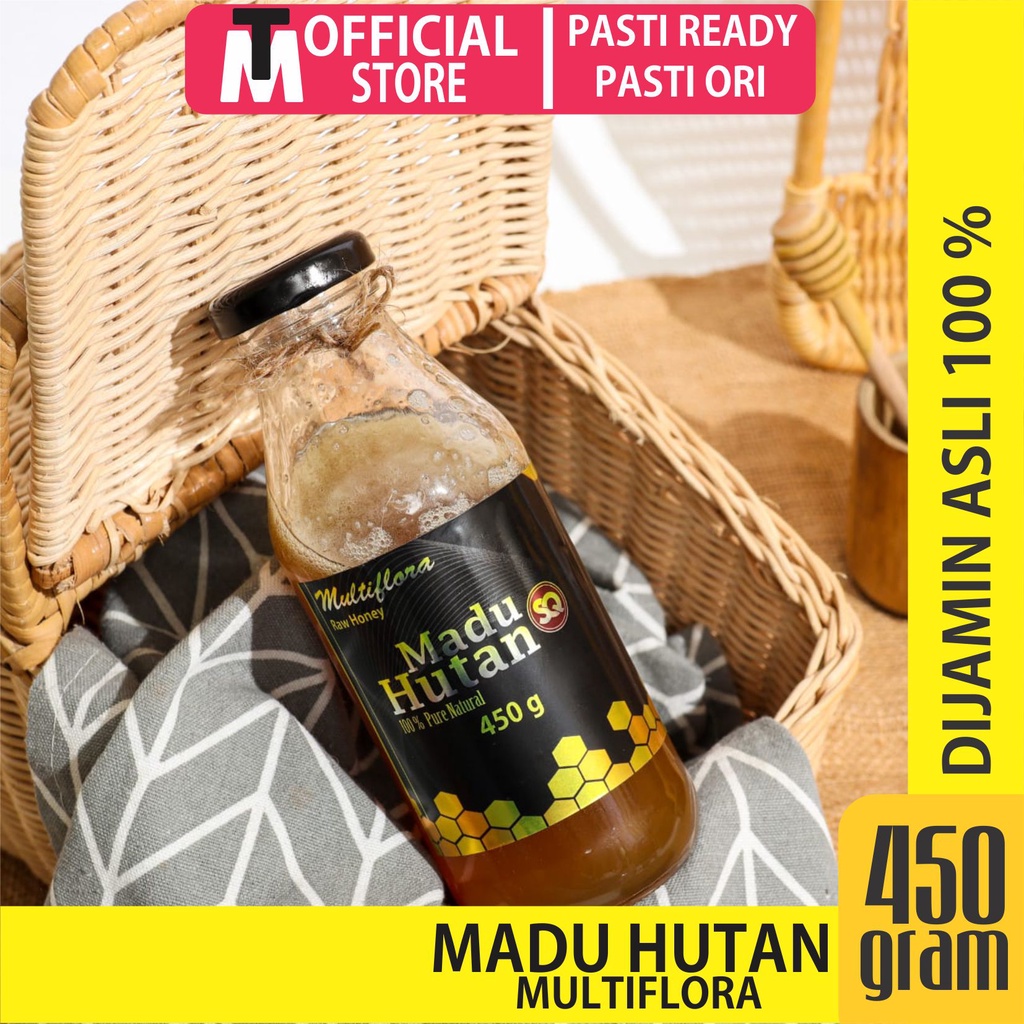 ILFAZY FOOD Madu Hutan Asli Raw Honey 450 gram