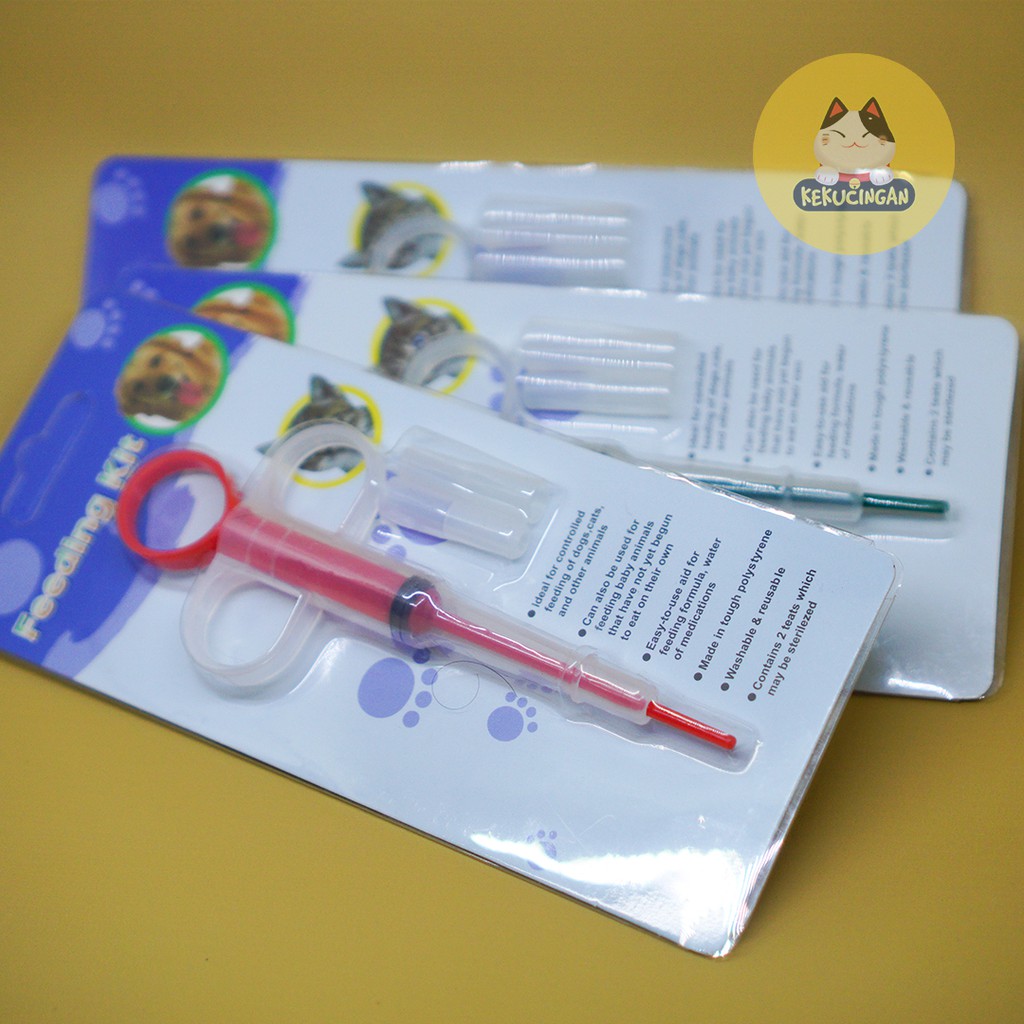 Feeding Kit Alat Bantu Pelontar Obat Pil Untuk Kucing Anjing