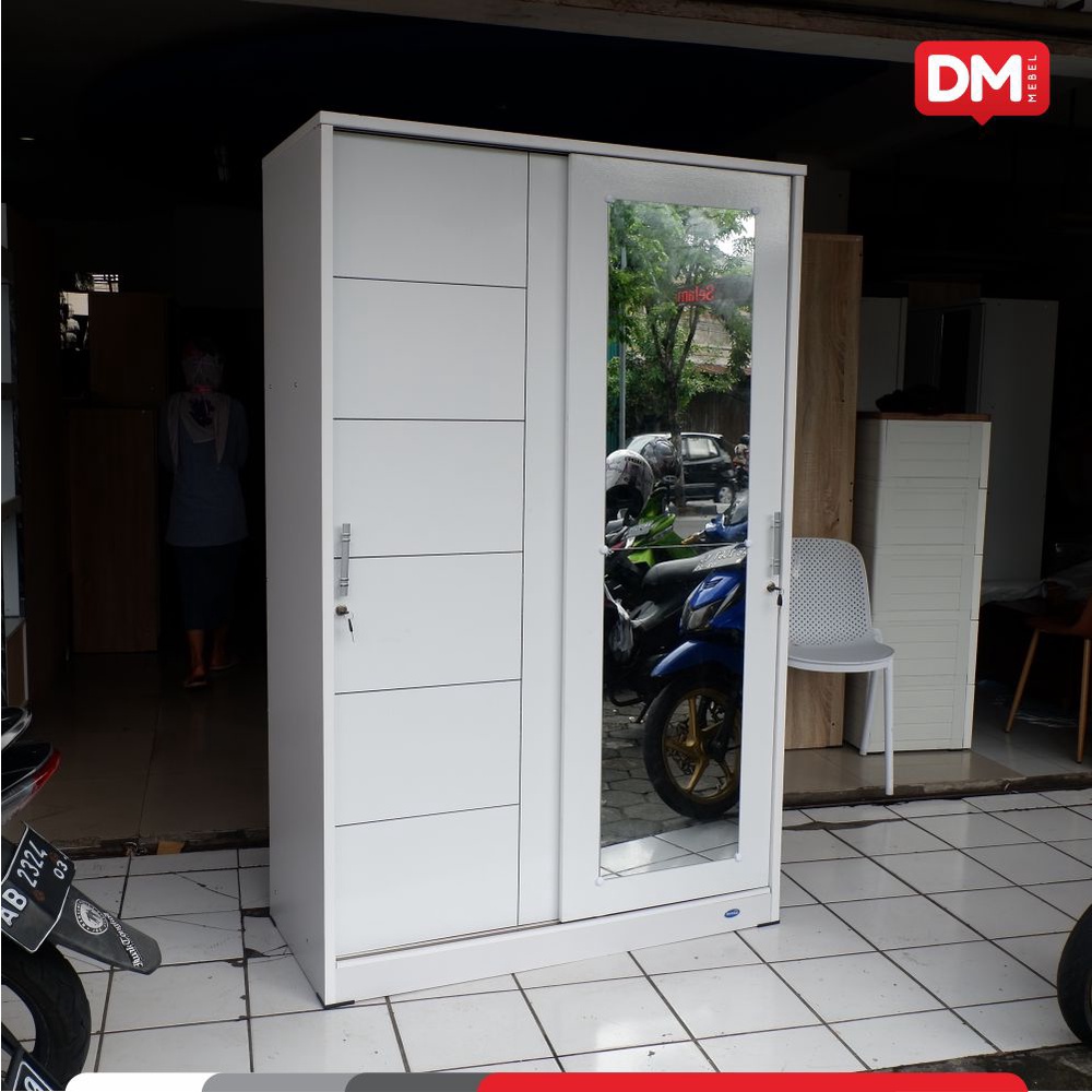 Lemari Pintu 2 SLIDING LSG DILLAN TOPPAN - DM Mebel