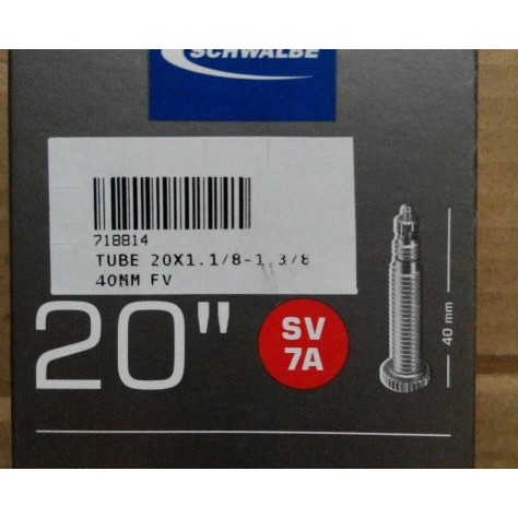ty56jk Tube Schwalbe 20x1.1/8-1.3/8. Ban Dalam Schwalbe 20x1.1/8-1.3/8